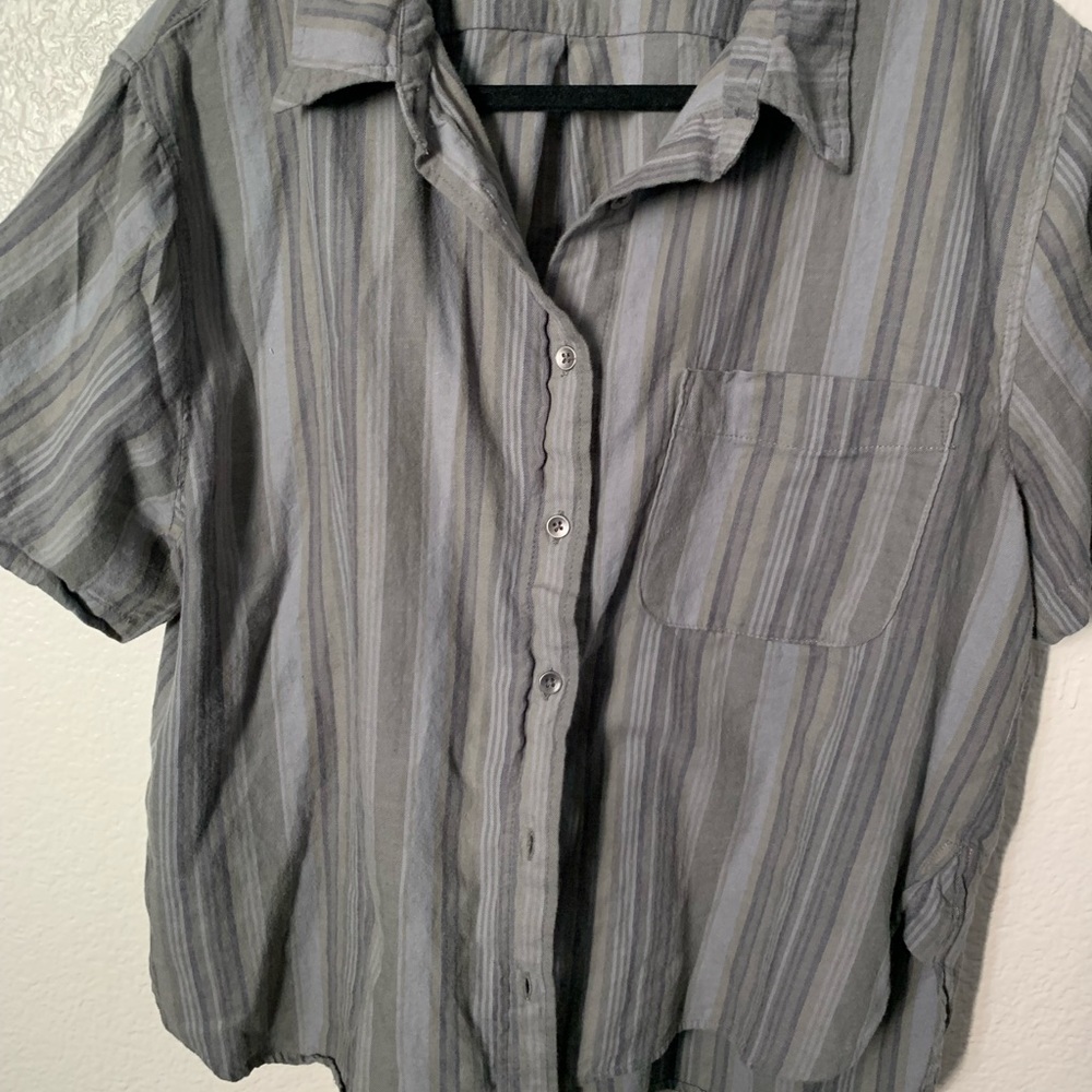 Short sleeve button up shirt